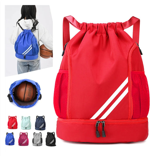 Sport Basketball Backpack Travel Outdoor Waterproof Swimming Fitness Travel Sports Bag Basketball Pouch Hiking Climbing Backpack