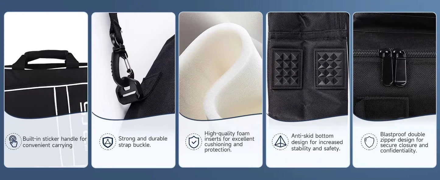 For PS5 Travel Case for PS5 Protective Case Bag Suitable for PS5 Disc/Digital Edition Console, Controllers, Game Cards, Headset