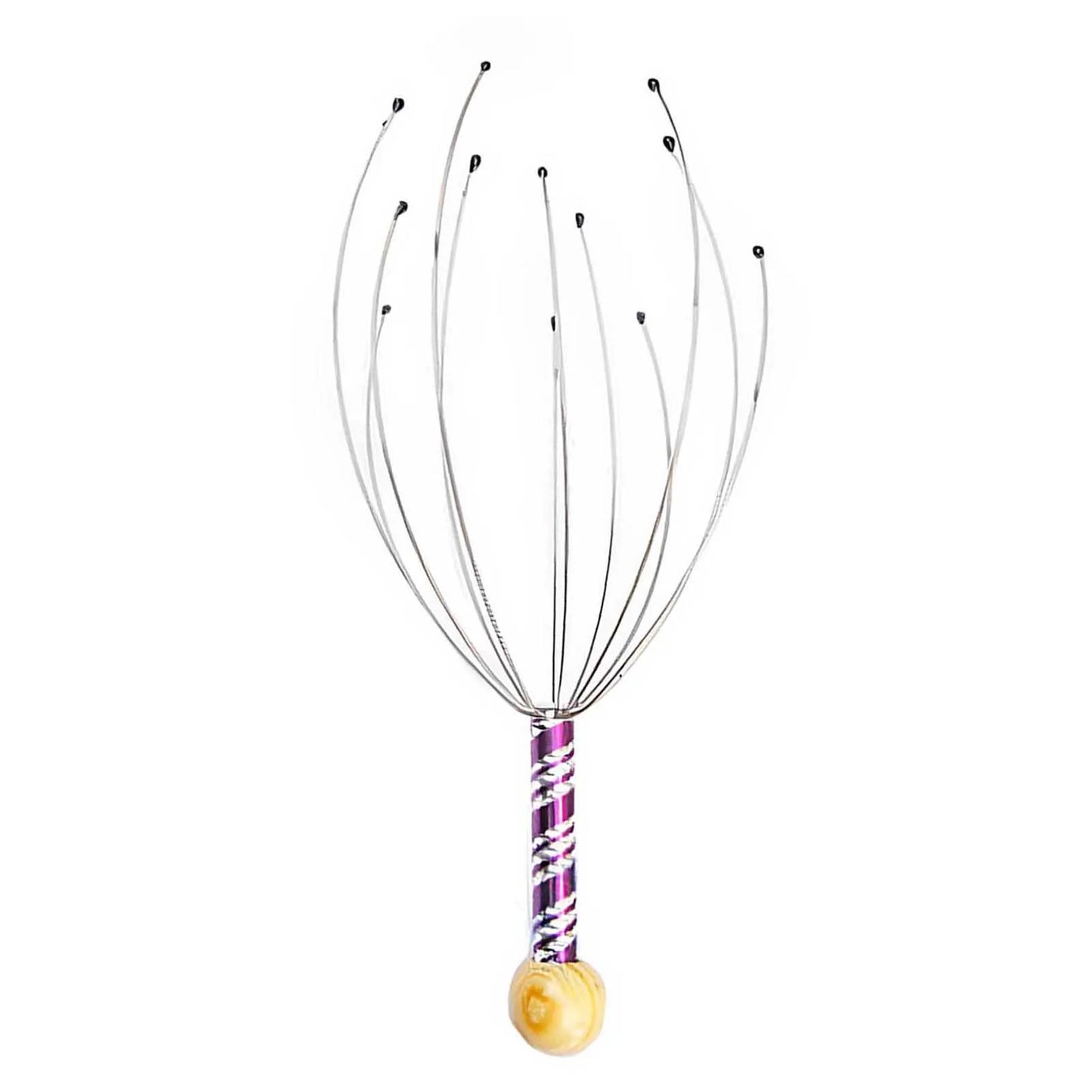 1pcs Random Color Head Massager Scratching Octopus Scalp Tool Pet Massage Health and Wellness Head Therapy