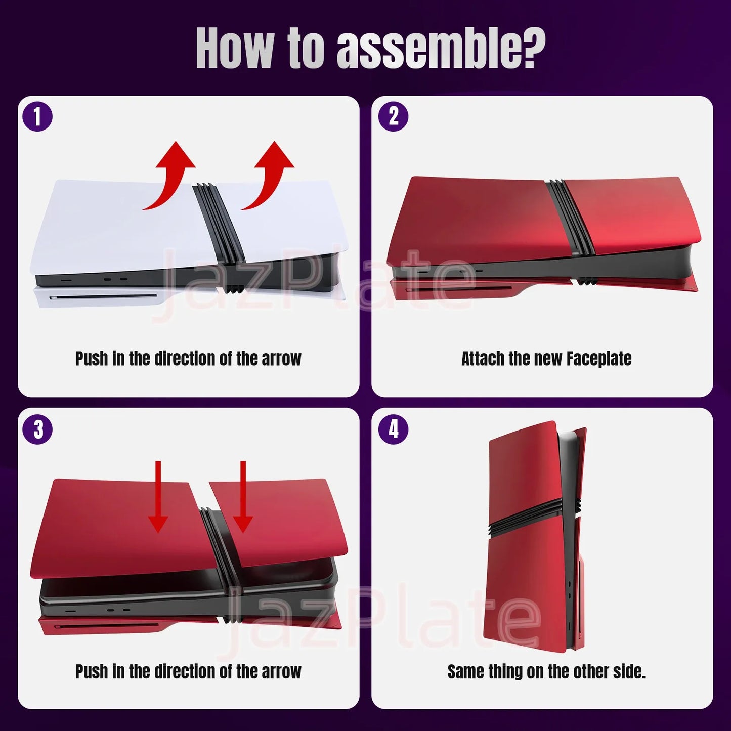 New Arrival Accessories For PS5 Pro Disc Console Protective Cover Hard Plastic Replacement Shell Faceplate Color Case Pro Disc