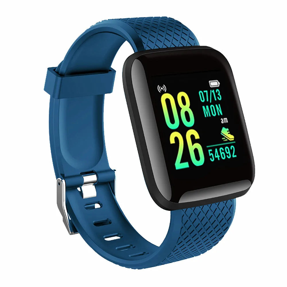 D13 Smart Watch Men Women 116 Plus Sports Mode Running Track Fitness Smart Band Message Reminder Smart Bracelet For Android IOS