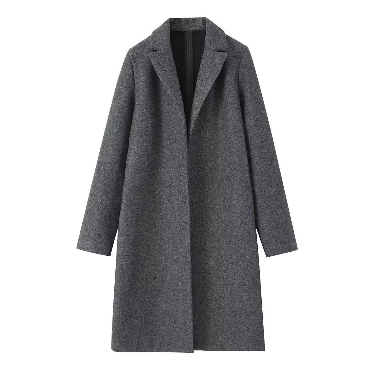 2025 women's wear  new European style women's wear new fashion casual temperament simple cloth coat coat wool coat