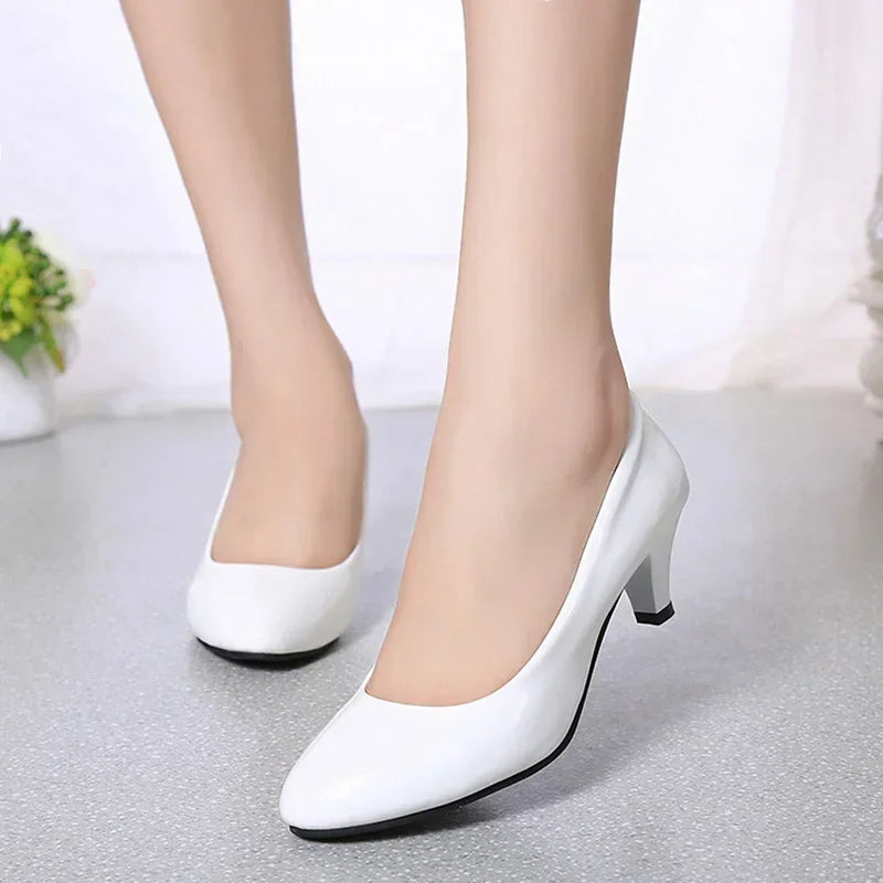 Female Pumps Nude Shallow Mouth Women Shoes Fashion Office Work Wedding Party Shoes Ladies Low Heel Shoes Woman Zapatos De Mujer