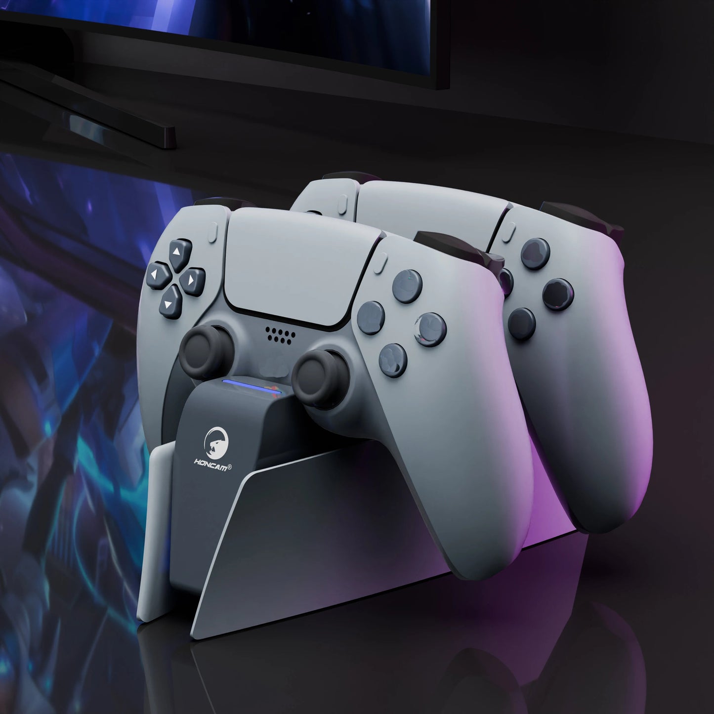 Game Wireless Charging Station for PS5 with Dual Fast Charger Dock and LED Charging Indicators SwiftNest