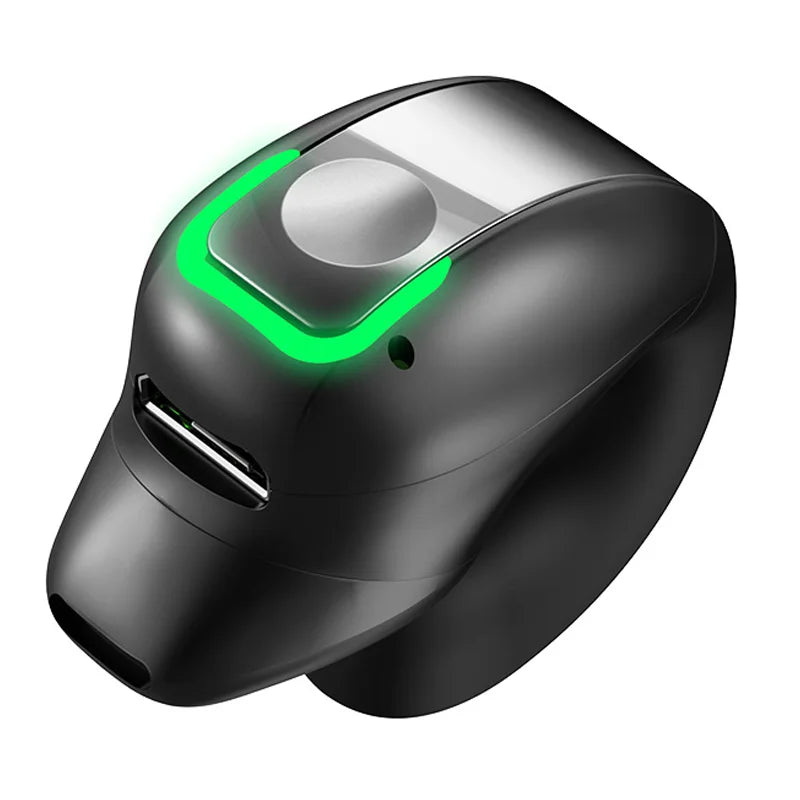 Bluetooth Headset With Microphone Ear Clip Headphone TWS Wireless Earphone Single In-Ear HD HiFi Stereo Touch Control Sports New