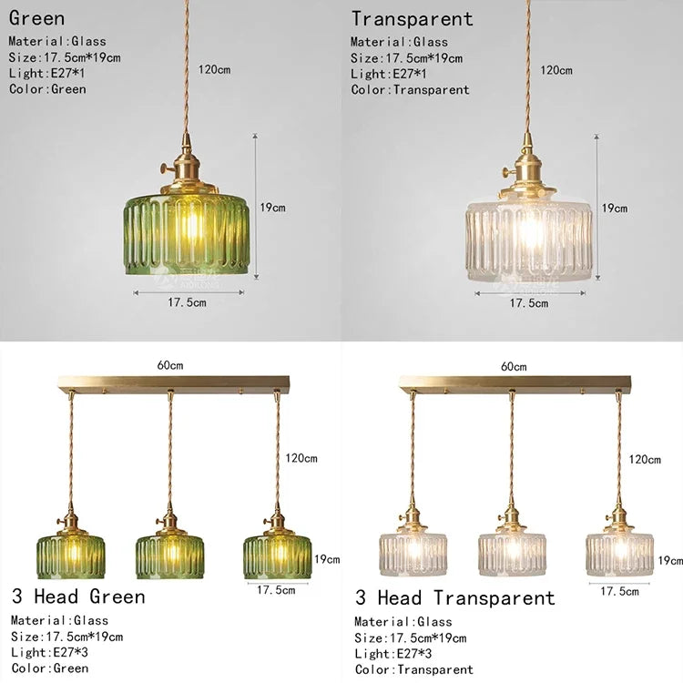Lamps for Living Room  Room Decor Bedside Light Luxury Creative Restaurant Balcony Porch Glass Pendant Lights Lamp