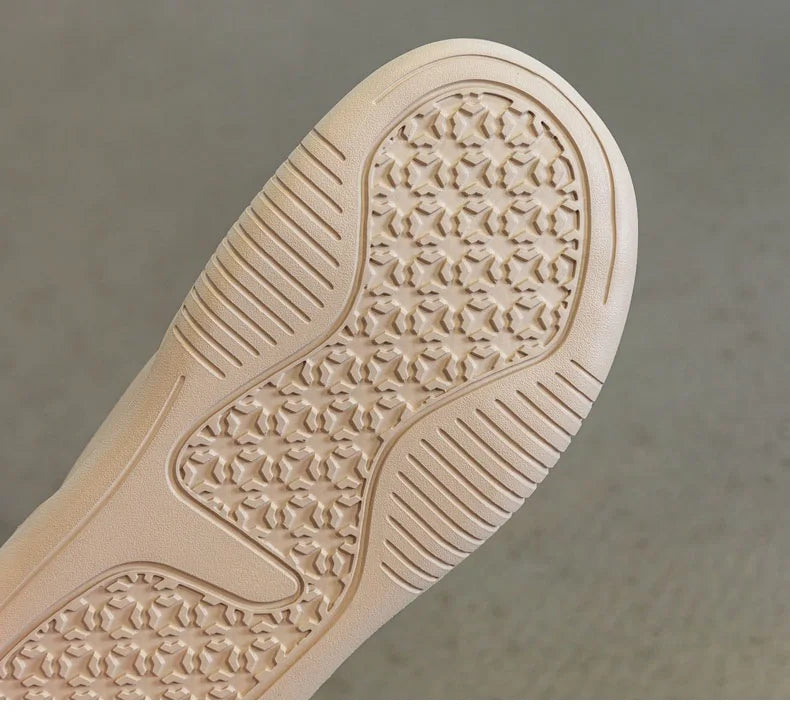 DRKANOL Platform Sandals Women Summer Round Toe Shoes Lace-Up Genuine Leather Thick Bottom Lightweight Casual Sneakers Sandals