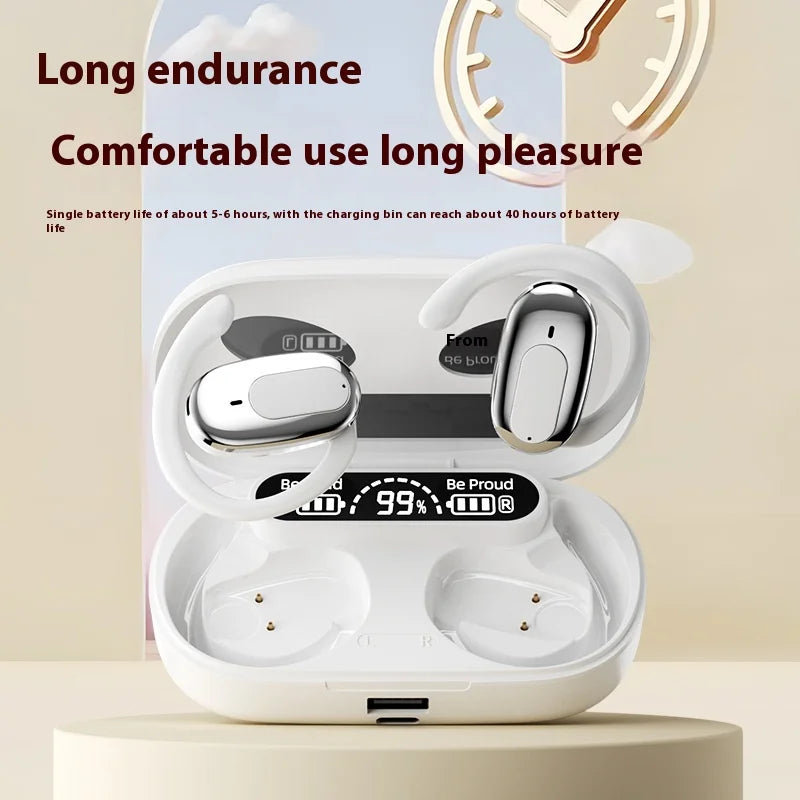 Bluetooth5.4 Sports Headset Wireless Ear-Hanging Headphone Touch With Microphone Game Earphone HD Stereo For smart Phone Headset