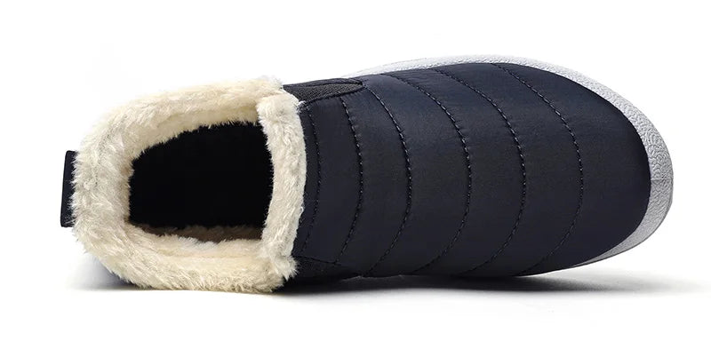 Women's Boots Women Winter Boots Warm Fur Winter Shoes For Women Snow Boots Lightweight Ankle Botas Mujer Black Combat Botines