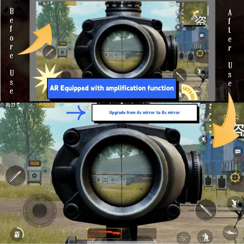 نظارات الواقع الافتراضي AR-X VR نظارات ثلاثية الأبعاد HD IMAX للألعاب سماعة رأس الواقع الافتراضي من الورق المقوى للهواتف الذكية مقاس 4.7-6.3 بوصة خوذة الواقع الافتراضي المحسنة القابلة للطي