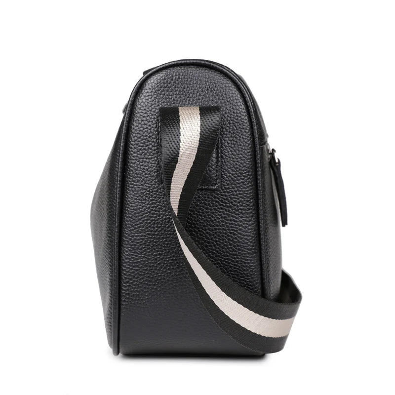 Genuine Leather Women Men Shoulder Bags Cowhide Leather New Design Crossbody Messenger Bags Fashion Style Commuting Sac A Main