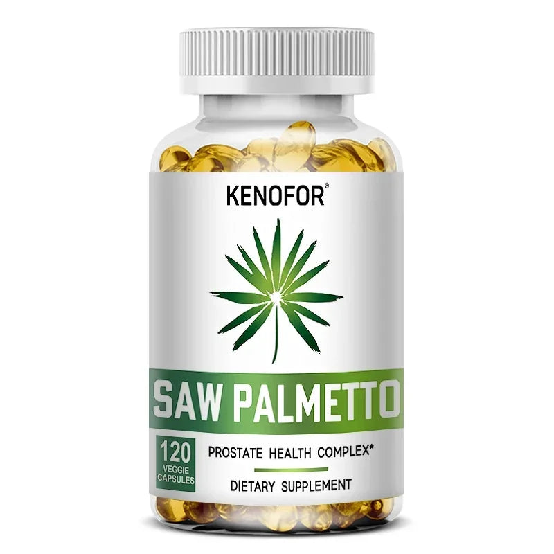 Saw Palmetto Capsules - Prostate Health, Hair Growth, Men's Health, Urinary Tract Health, Improved Frequent Urination for Men's