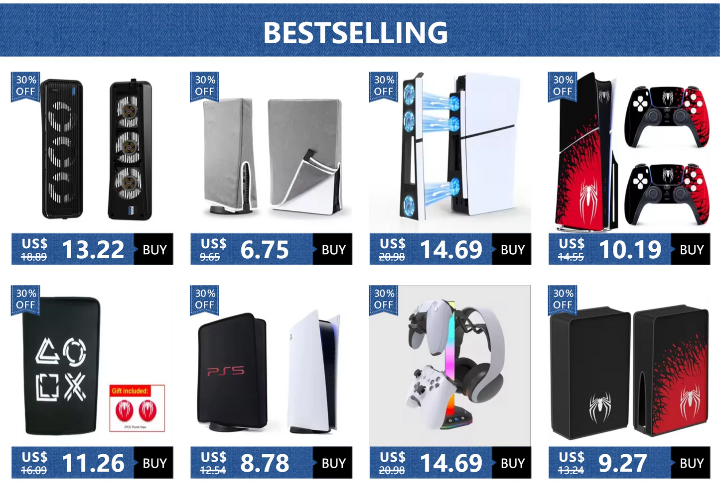 Vinyl Cover Skins for Playstation 5 Slim Console Superhero Skin Wraps Set for PS5 Disc Edition Controller Stickers Accessories