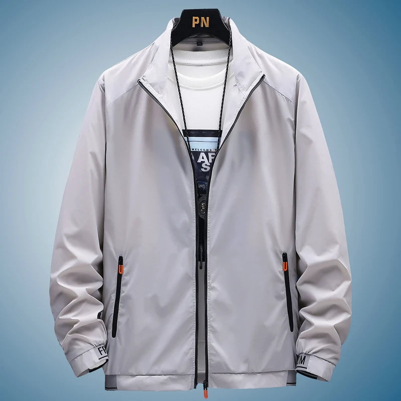 New Sunscreen Coats Men's Breathable Sports Waterproof Jacket Summer UV Protection Outdoor Fishing Skin Clothing