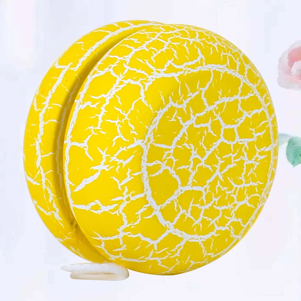 لعبة يويو صينية للأطفال، كرة لعب خارجية، يويو خشبي، رسوم متحركة، سطح ملون، آمن وناعم للأطفال الصغار