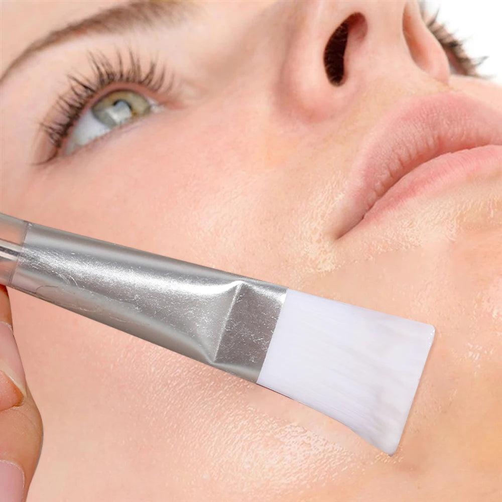 فرش أقنعة الوجه التجميلية، أدوات صنع أقنعة الوجه المصنوعة يدويًا من الشعر الناعم، فرش مكياج، أقنعة، أدوات وضع، صالون تجميل، سبا، أدوات العناية بالوجه