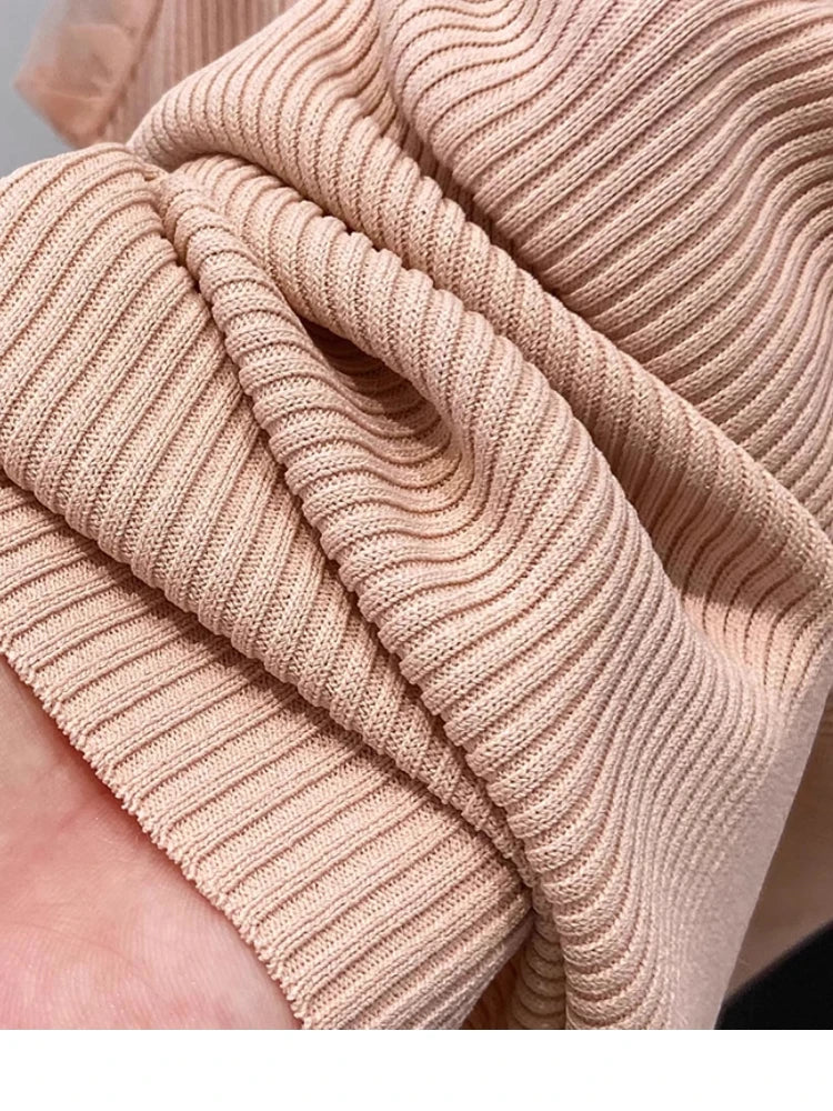 Women Summer Fashion Thin Knitted Undershirt Sleeveless Pullover Corset Top Half High Neck Comfortable Breathable Lace Tank Top SwiftNest