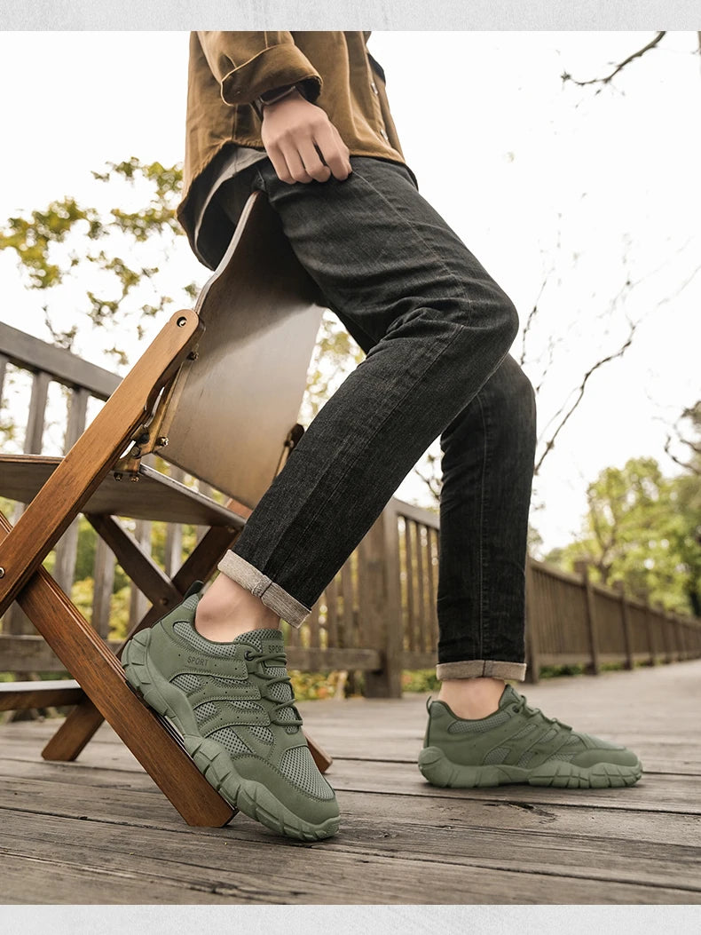 Men's sports shoes new casual fashion summer light comfortable soft sole outdoor height increasing anti slip casual sports shoes