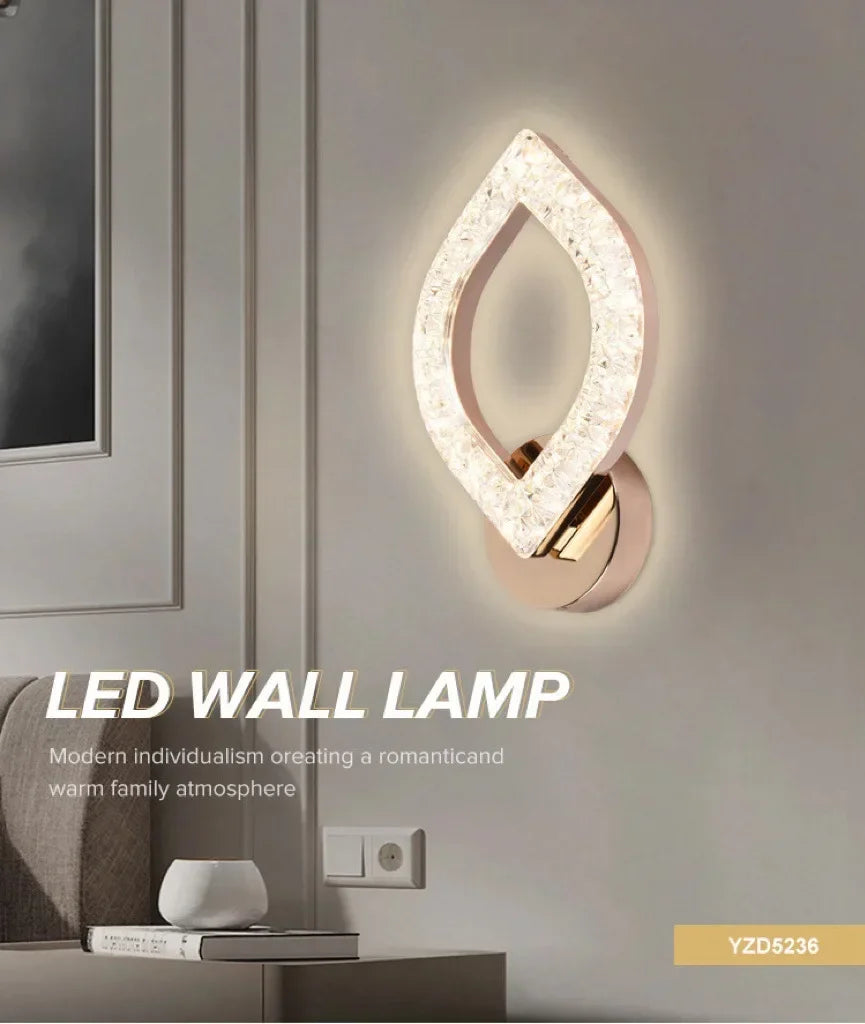 Bedside lamp bedroom decoration new master living  staircase modern simple background aisle wall light