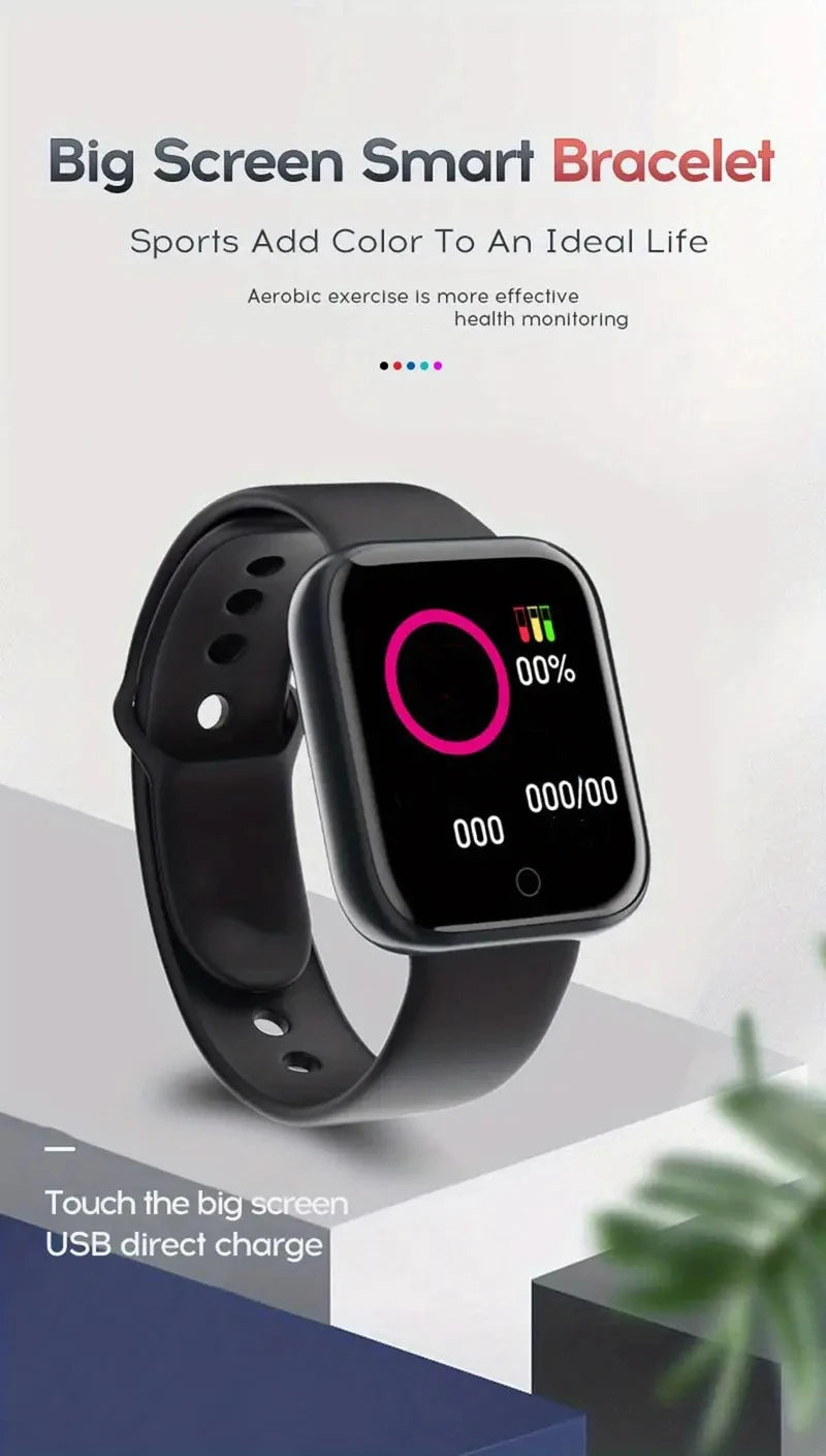 D13 Smart Watch Men Women 116 Plus Sports Mode Running Track Fitness Smart Band Message Reminder Smart Bracelet For Android IOS