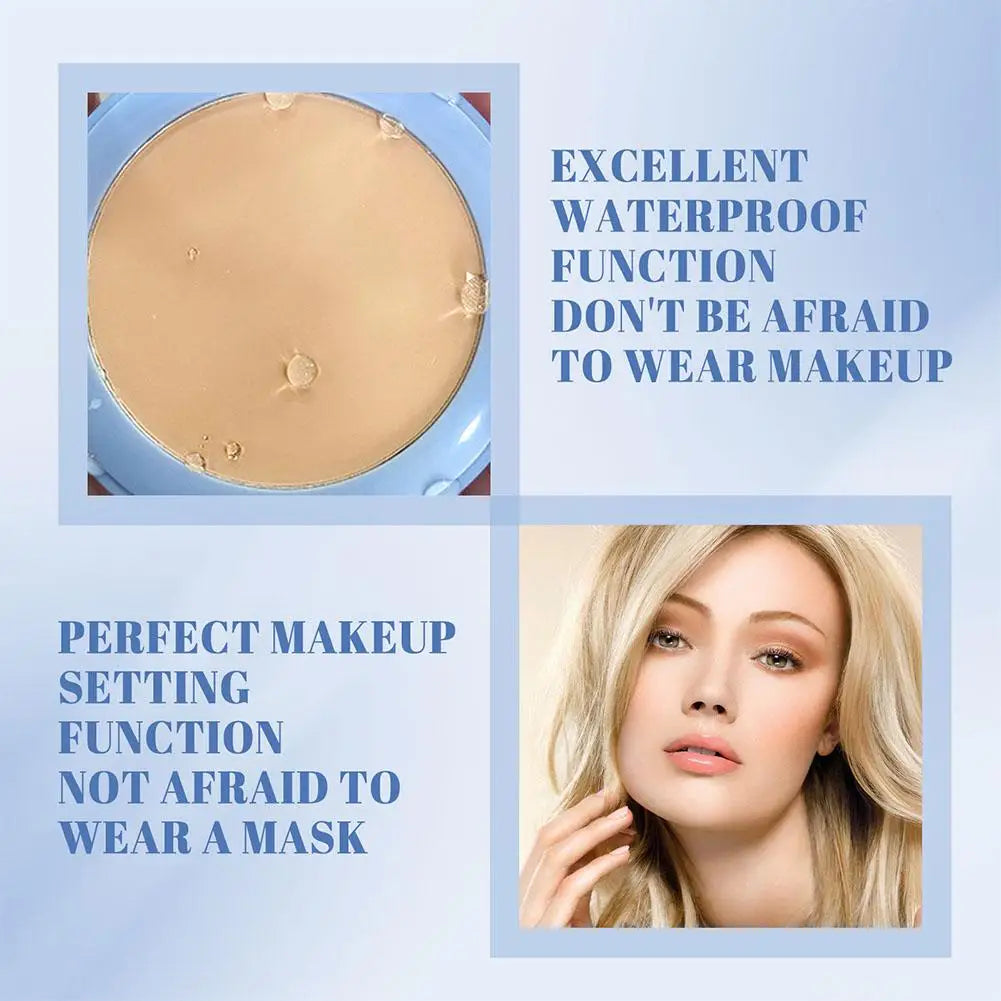 Sunscreen Powder Cosmetic Face Powder Oil-Control Waterproof Lasting Matte Concealer Makeup Pressed Powder Korean Cosmetic  4.8