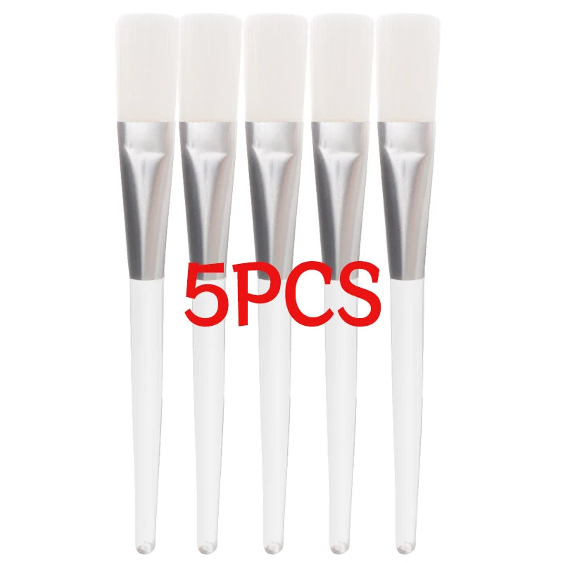 فرش أقنعة الوجه التجميلية، أدوات صنع أقنعة الوجه المصنوعة يدويًا من الشعر الناعم، فرش مكياج، أقنعة، أدوات وضع، صالون تجميل، سبا، أدوات العناية بالوجه