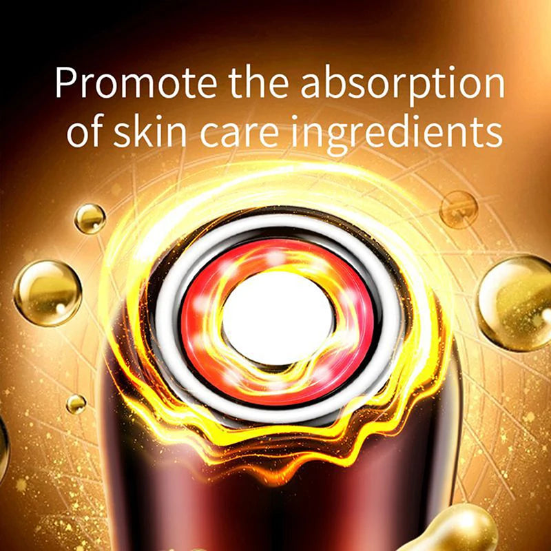 Photorejuvenation Women's Facial Contour Enhancing Beauty Tool with Colored Light Home Skin Care Device EMS Microcurrent