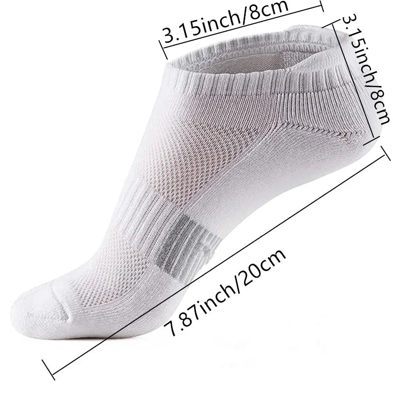 6 pairs of outdoor sports women's socks, comfortable and breathable sports socks, suitable for running, hiking, leisure wear