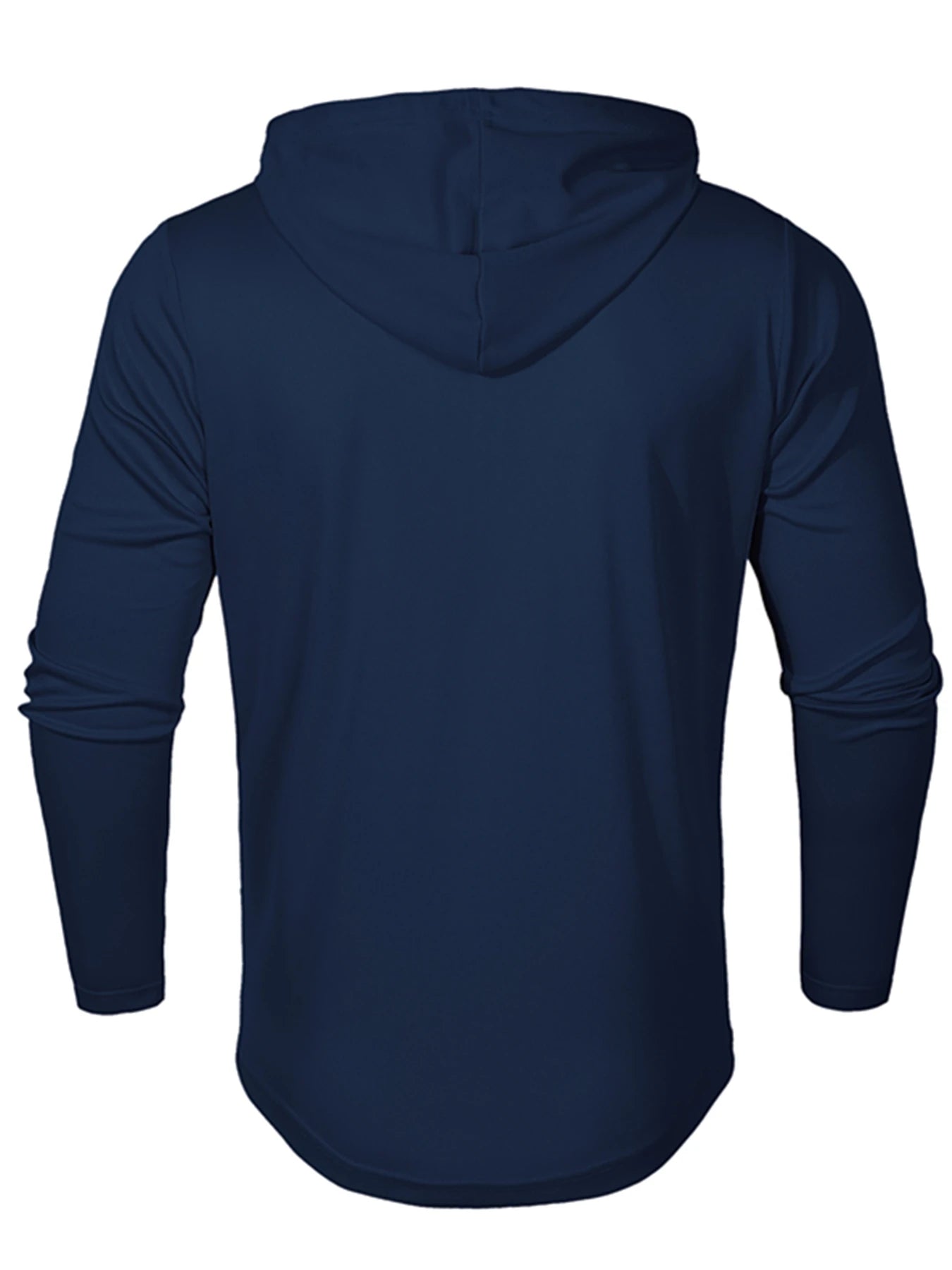 Men's Outdoor Sports Hoodies Men Slim Fit Long Sleeved Drawstring Hooded T Shirt Breathability Casual  Sweatshirts Hoodie Tee
