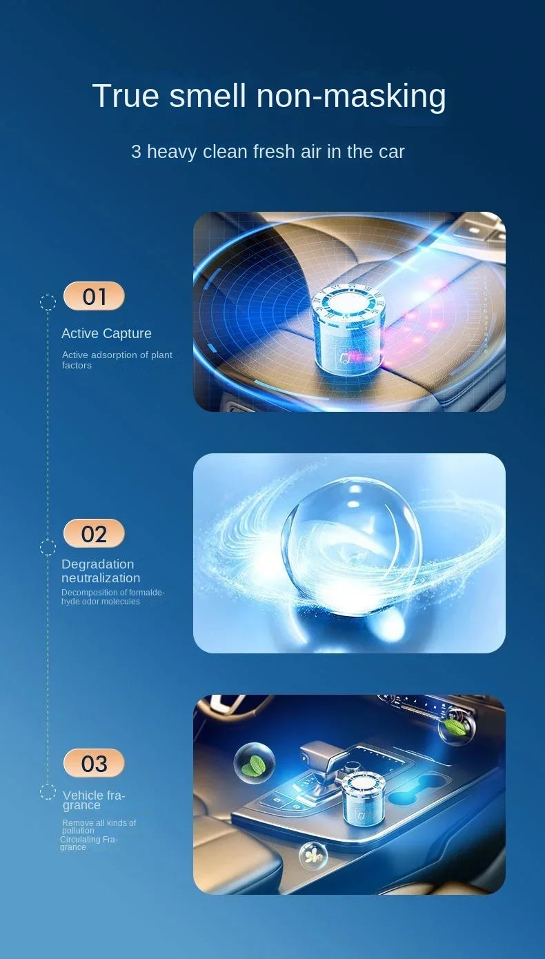 Car Aromatherapy Balm Odor-Removing Fragrance For Cars Long-Lasting High-End Light Fragrance In-Car Solid Perfume Car Ornaments SwiftNest