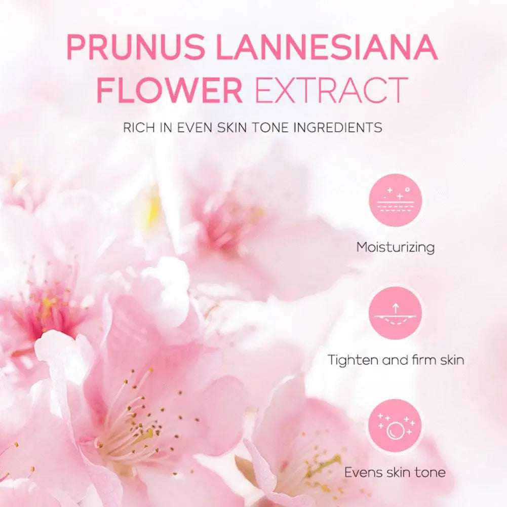 مجموعة ساكورا للعناية بالبشرة للنساء، مكونة من 3 قطع، كريم للوجه، خلاصة للوجه، سيروم للعين، مجموعة للعناية ببشرة الوجه، صندوق هدايا