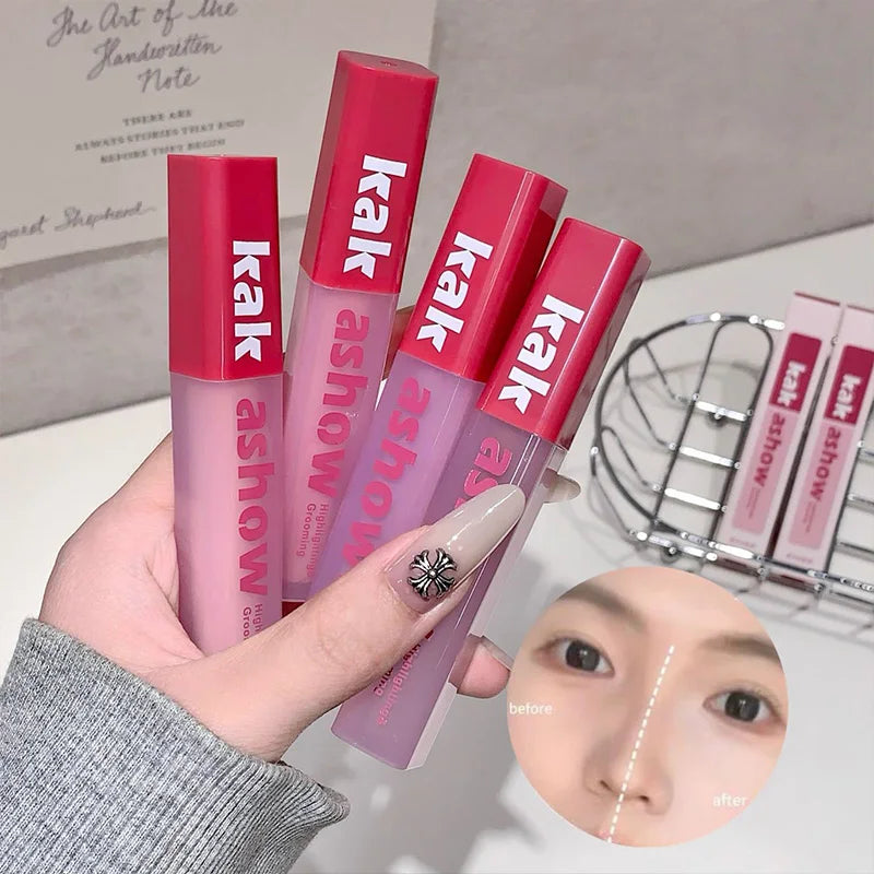 kakashow flawless beautification liquid, light and thin skin makeup, concealer highlights, natural makeup