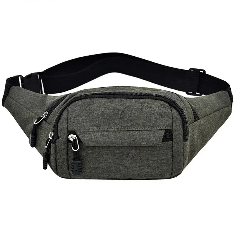 2025 Unisex Sports Fanny Pack - Fashion Canvas Waist/Shoulder Bag for Men & Women, Phone Purse with Casual Crossbody Design
