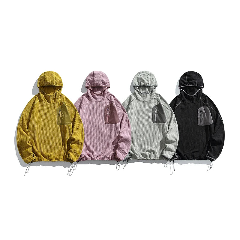 Outdoor Sport Hoodie Men Women Loose Casual Lightweight Warm Pullover Hooded Sweatshirts Couple Autumn Winter Hoody Tops