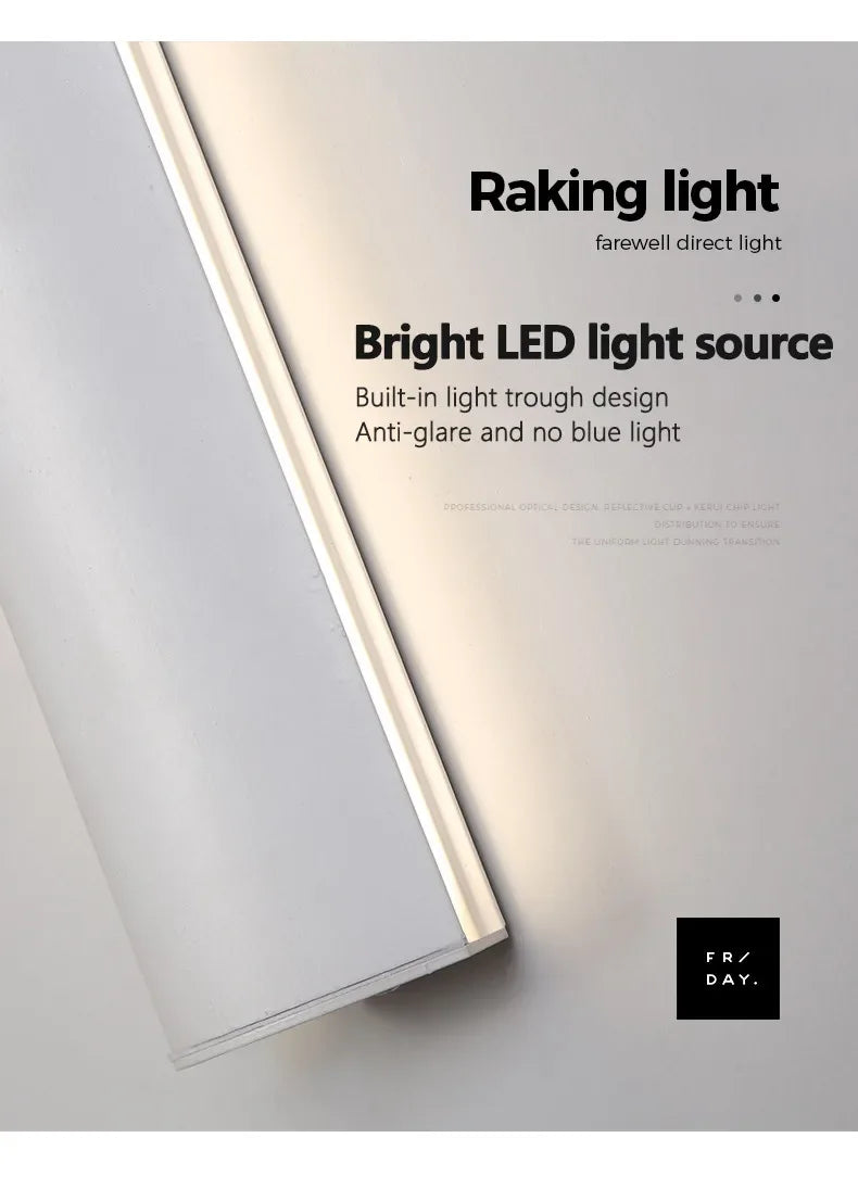 Bedroom Wall Lamp Simple Modern Living Room Background Wall Lamp Led Minimalist Long Entry Porch Aisle Corridor Lamps