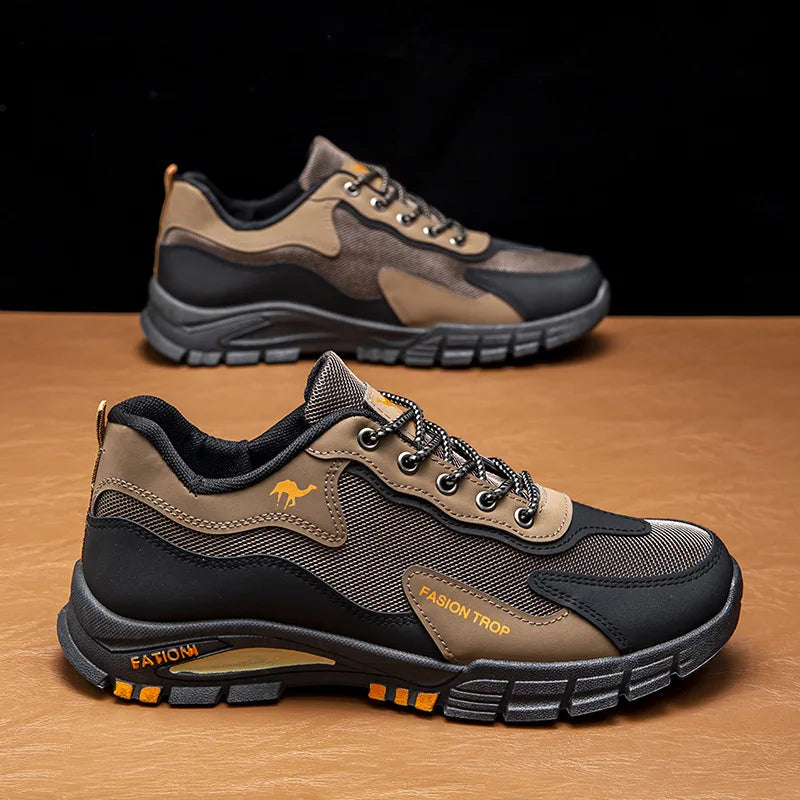 Men's sports and casual outdoor hiking and mountaineering shoes are anti-slip, wear-resistant, comfortable and breathable