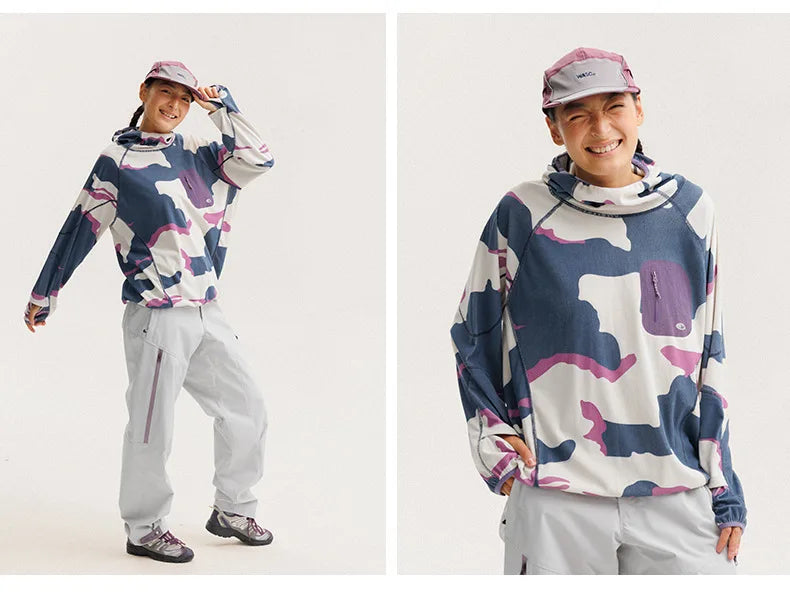 Outdoor Sports Lightweight Quick-Dry Hooded Fleece Training Top Unisex Design with Multiple Color Options Outdoor Camping Hoodie