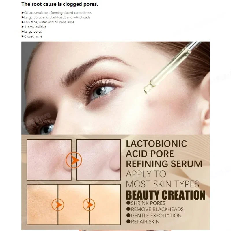 26 Skin Care Essence Minimizing Facial Pore Repairing Beauty Serum for Smoothing and Tightening Face; Minimize Pores