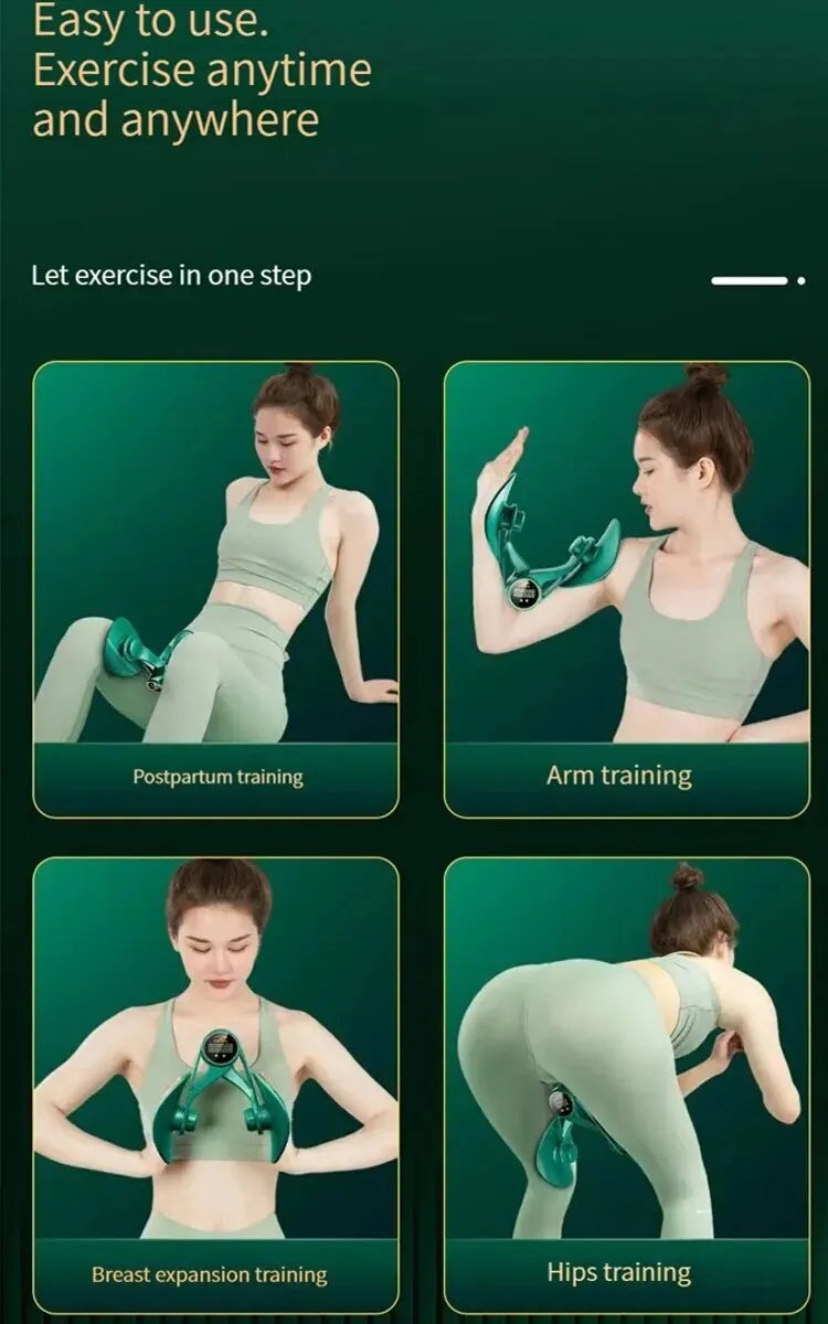 Multifunctional Leg Beauty Device Postpartum Repair Pelvic Floor Muscle Trainer Leg Clamp Countable Trainer Leg Clamp SwiftNest