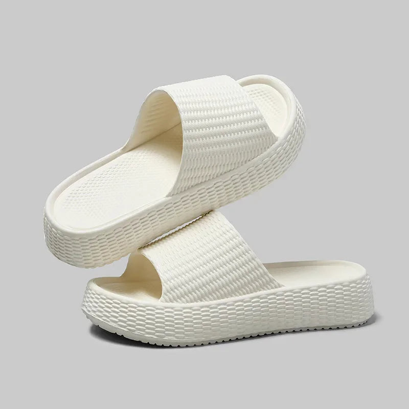 Chunky Platform Eva Cloud Slippers Women Thick Soft Sole Bathroom Home Slides Woman 2025 Summer Non Slip Beach Flip Flops Female
