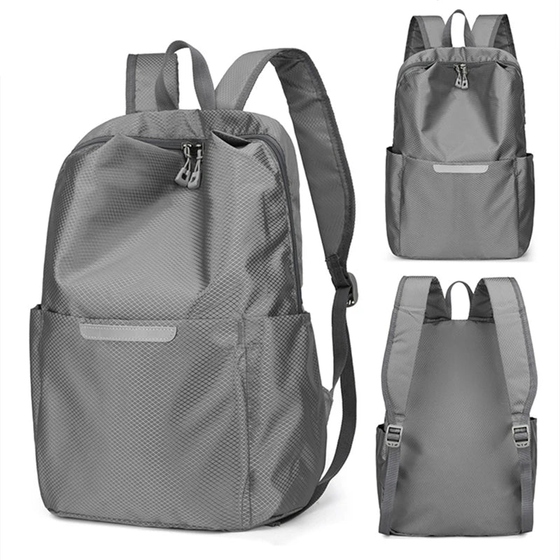 Mini Men's Backpack Fashion Small Black Shoulder School Bag for Man 2024 Canvas Designer Waterproof Sports Travel Male Backpacks