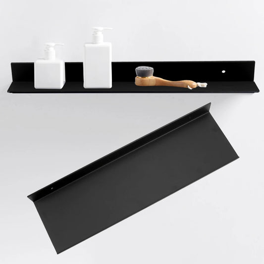 Bathroom Accessories Bathroom Shelves 30-60cm Storage Rack Black Kitchen Wall Shelf