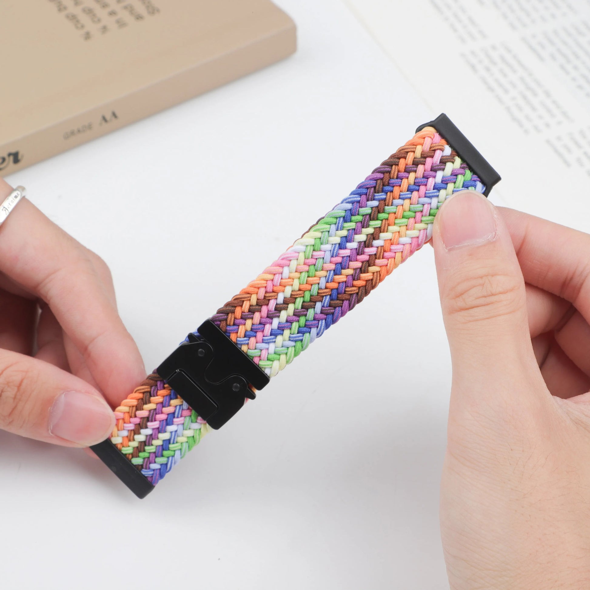 Parachute Braided Strap for Fitbit Versa 4 3 Sense 2 band Accessories replacment nylon correa Bracelet for Fitbit Versa 4 Strap SwiftNest