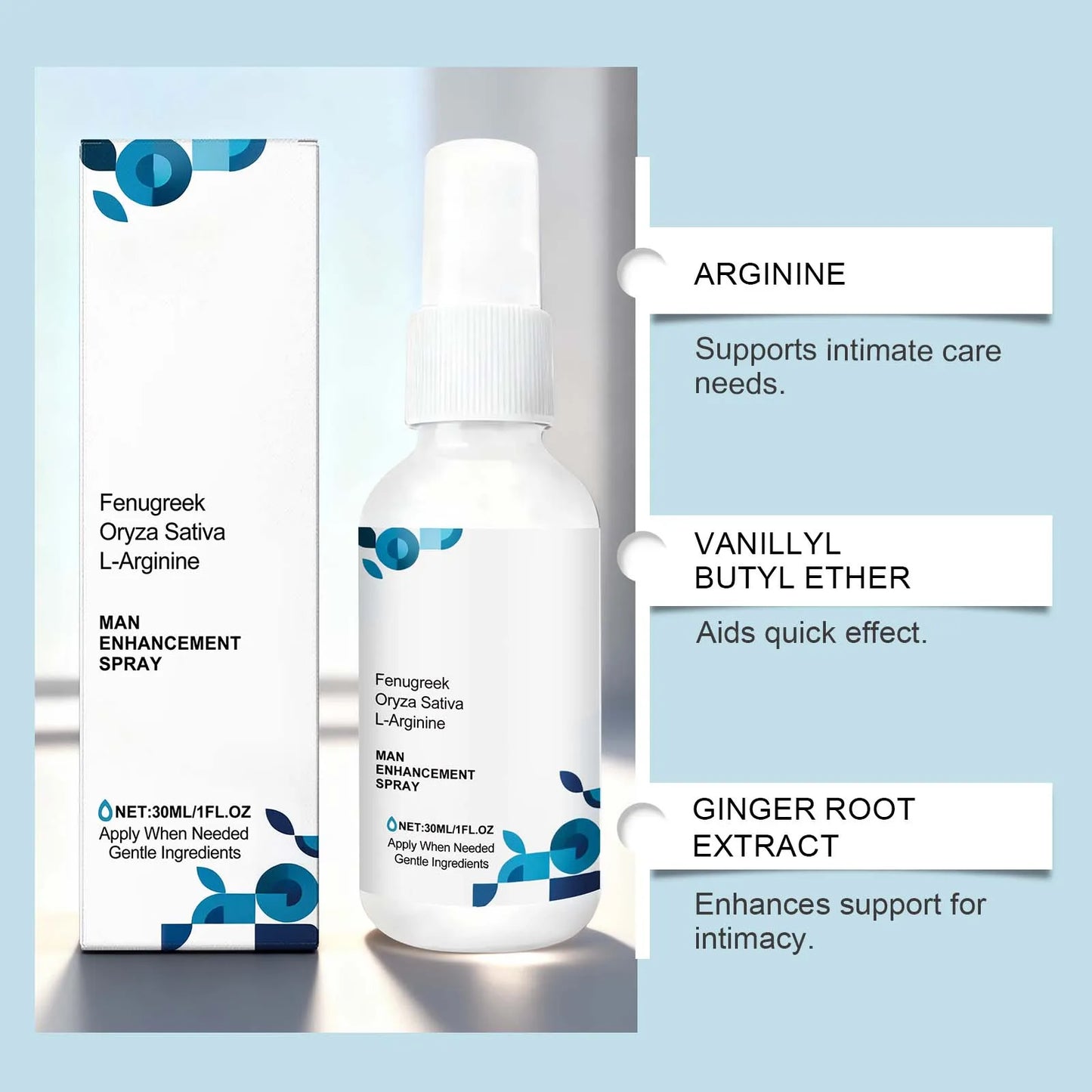 رذاذ العناية بالجسم للرجال: مكونات لطيفة تغذي البشرة وتحميها، وتوفر حيوية يومية لبشرة مريحة