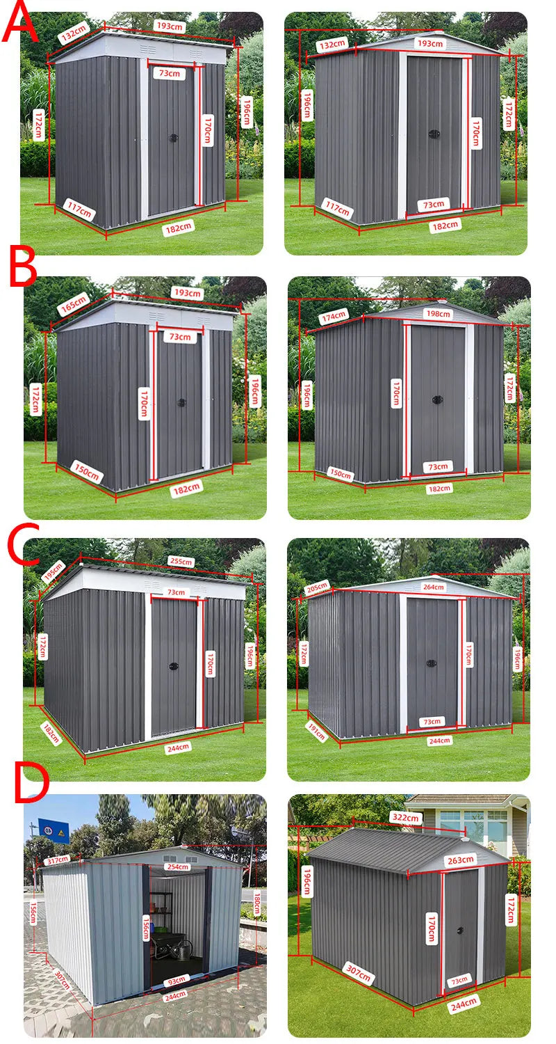 Outdoor Garden Tool Room Self Built Simple Mobile House Assembly Activity Storage Household Removable Temporary House