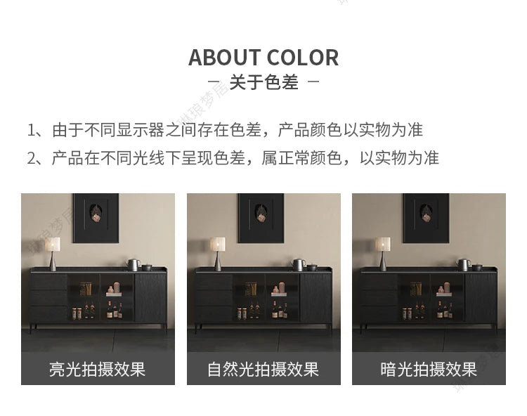 Kitchen Shelf Cabinets Living Room Storage Display Black Closets Cabinet Buffet Cupboard Mueble Recibidor De Entrada Decor