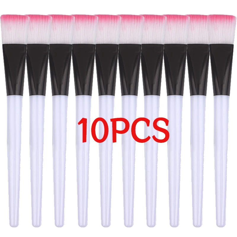 فرش أقنعة الوجه التجميلية، أدوات صنع أقنعة الوجه المصنوعة يدويًا من الشعر الناعم، فرش مكياج، أقنعة، أدوات وضع، صالون تجميل، سبا، أدوات العناية بالوجه