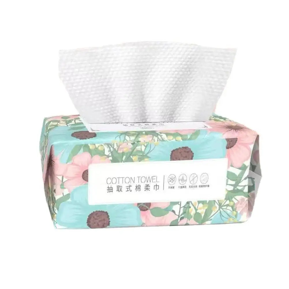 منشفة وجه قابلة للاستخدام مرة واحدة، منشفة قطنية ناعمة قابلة للاستخراج، مناشف إزالة مكياج صالونات التجميل، أداة غسيل للعناية بالبشرة من القطن الناعم