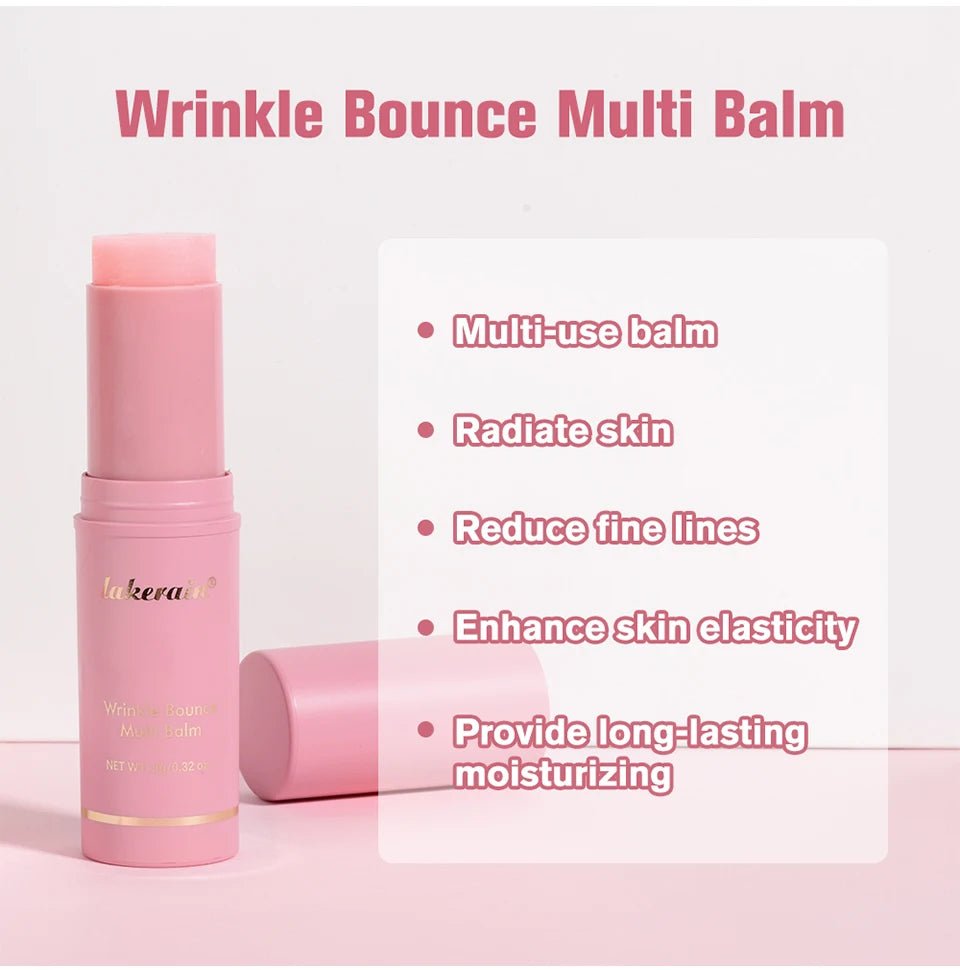 Korean Pink Hydrating Stick Extract Deep Hydrating Facial Skin Multi-functional Pink Balm Stick Skin Care Makeup Base Products