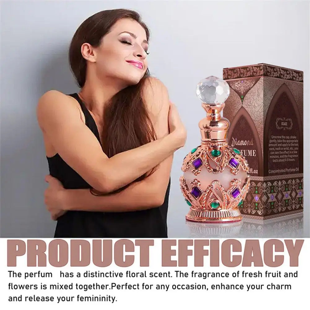 Exotic Arabian Perfume For Women, Enchanting Floral Bouquet With Rose, Jasmine&Vanilla Long-Lasting Pheromone-Infused Fragrance SwiftNest